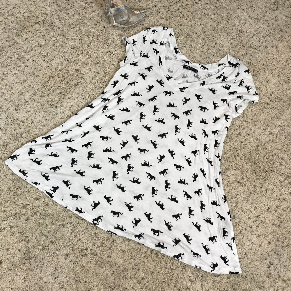 ๐ด Max Jeans Horse Print Tunic Sz S